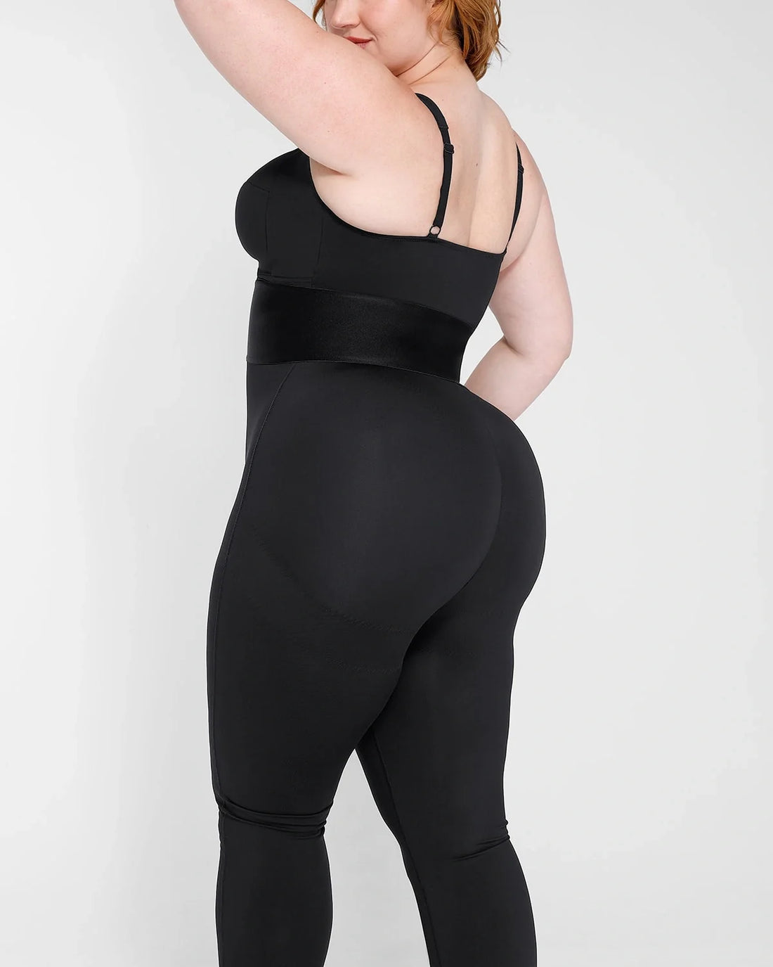 ElasticFuse Waistband Shaping Jumpsuit - Black