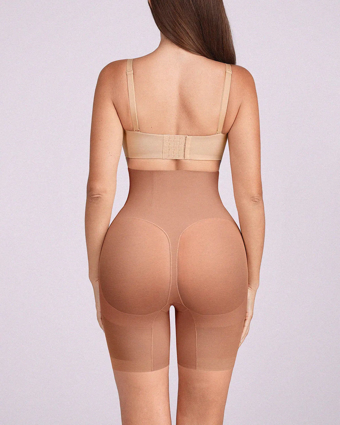 MeshSmooth™ High-Waisted Mid Thigh Short - Bronze