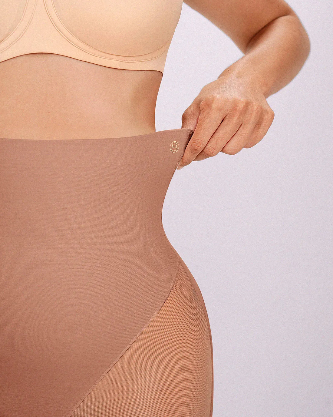 MeshSmooth™ High-Waisted Mid Thigh Short - Bronze