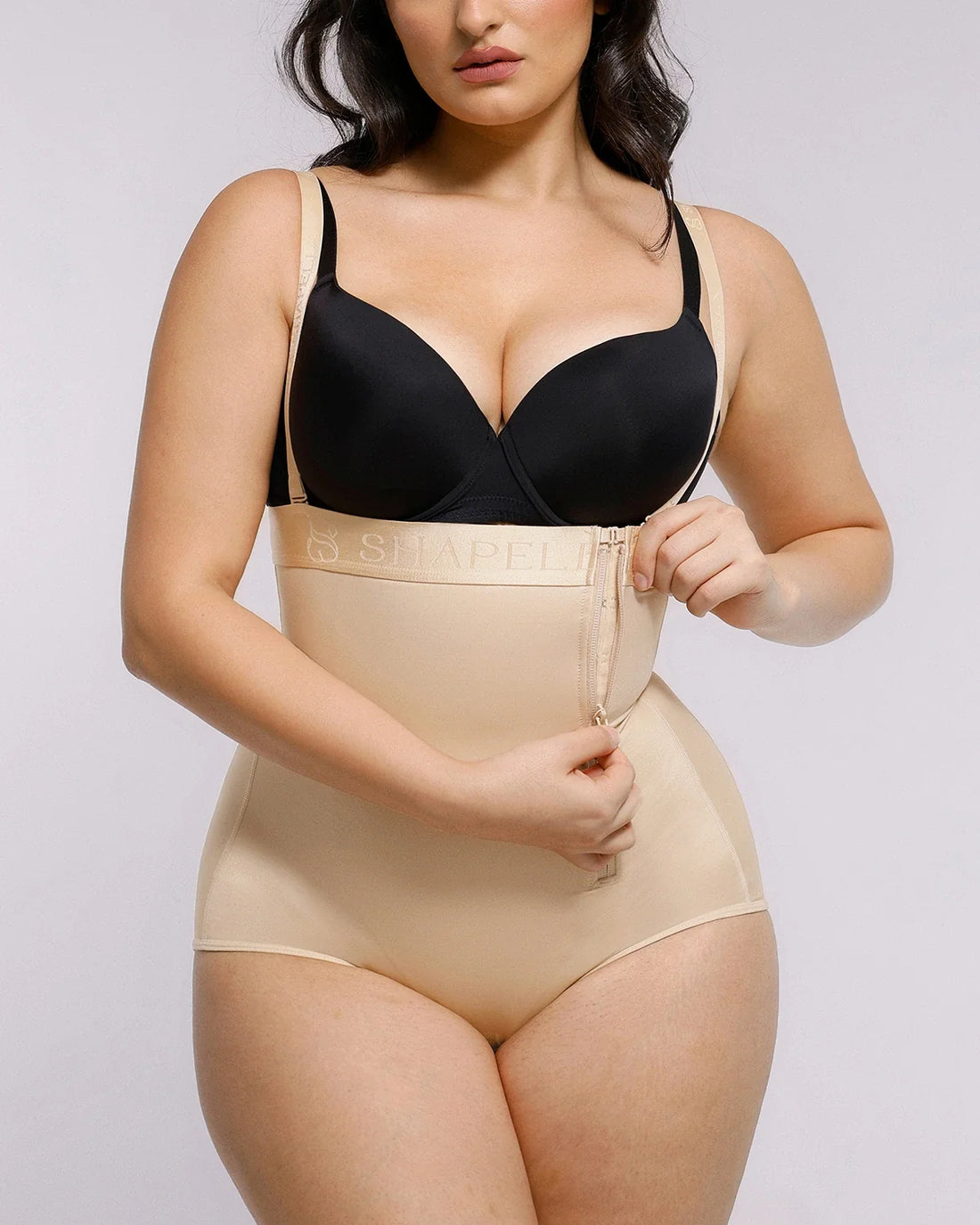 BOOT-YEAH™ SilkSculpt High-Waisted Brief - Beige