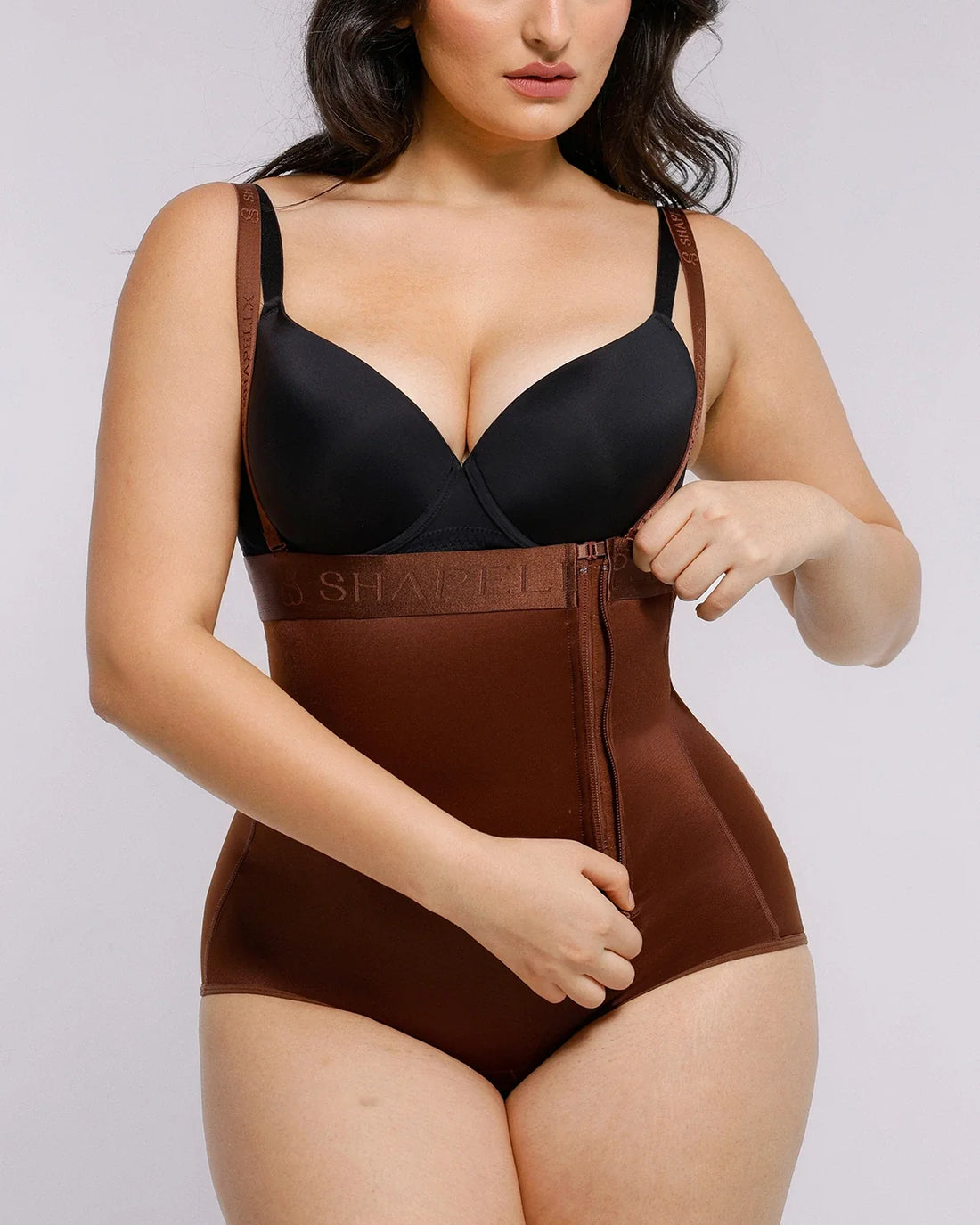 BOOT-YEAH™ SilkSculpt High-Waisted Brief - Brown