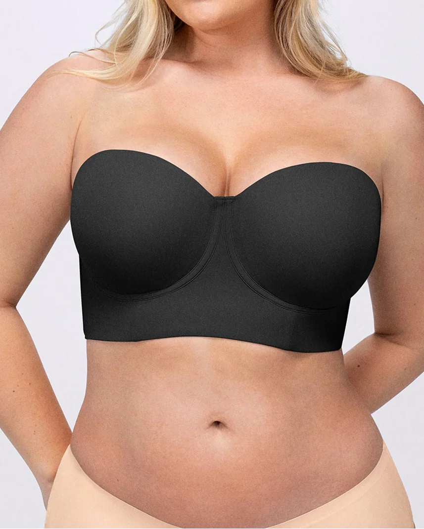 Smoothing Strapless Convertible Bra - Black