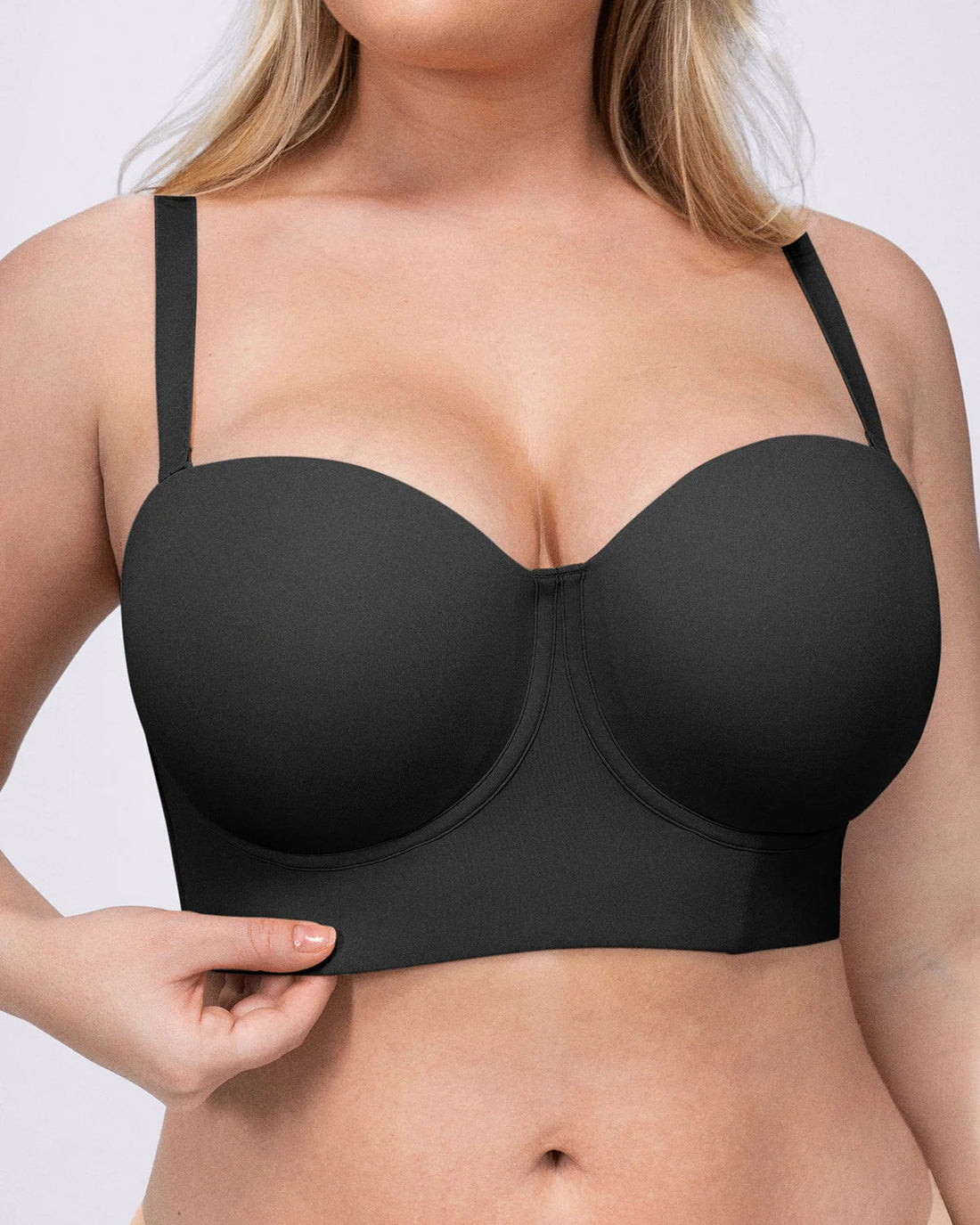 Smoothing Strapless Convertible Bra - Black