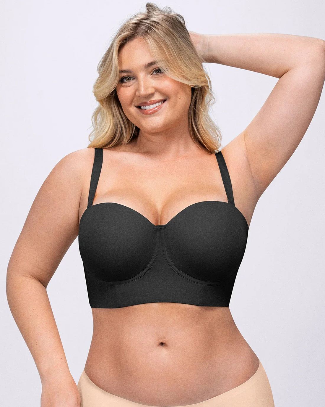 Smoothing Strapless Convertible Bra - Black