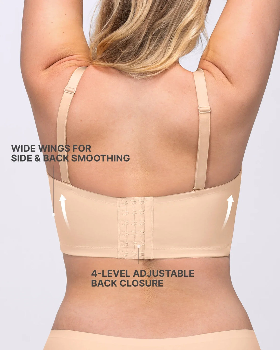 Smoothing Strapless Convertible Bra - Beige